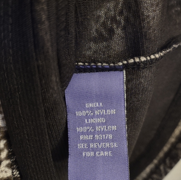 Vivienne Tam Mesh Long Sleeve Top Trompe L'Oeil Cable Knit Print Lined - Picture 15 of 15